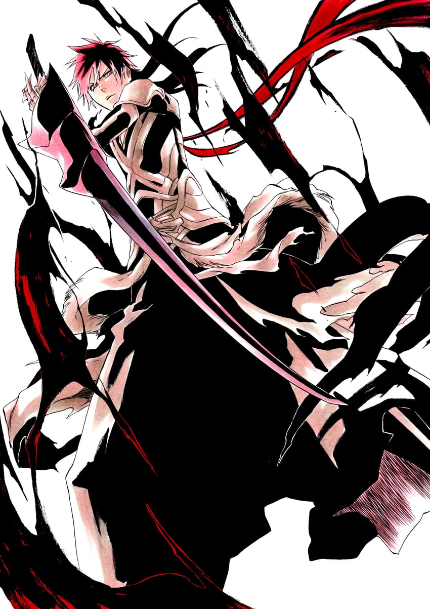 kurosaki ichigo (bleach and 1 more) drawn by ken'ichi_(ken1ro_u)