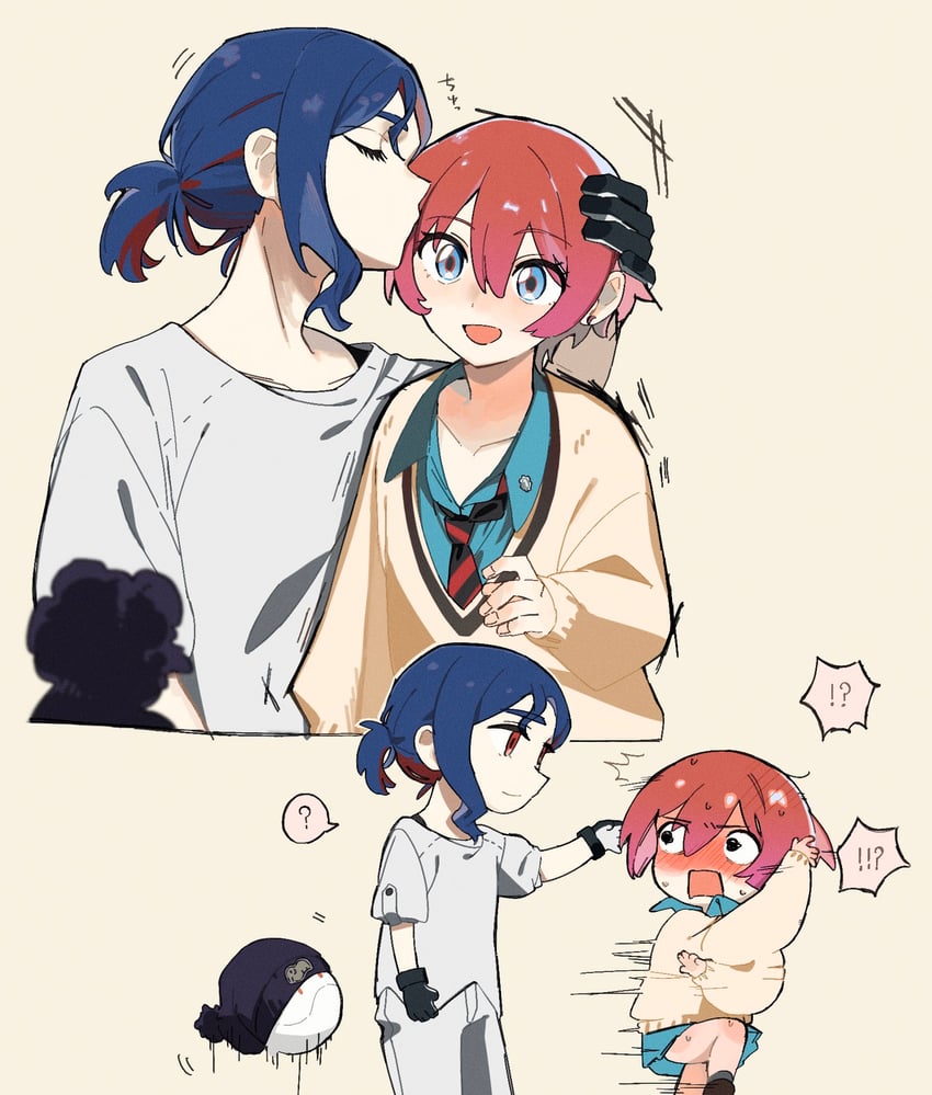 amate yuzuriha, haro, and shuji ito (gundam and 1 more) drawn by oi_pict