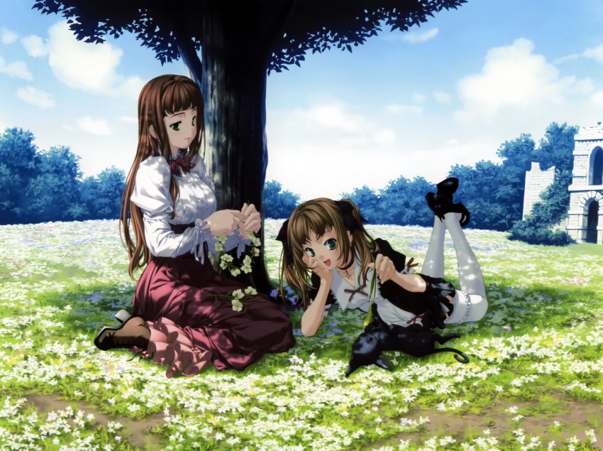 lise and cecile (l'heure bleue) drawn by mizutani_tooru