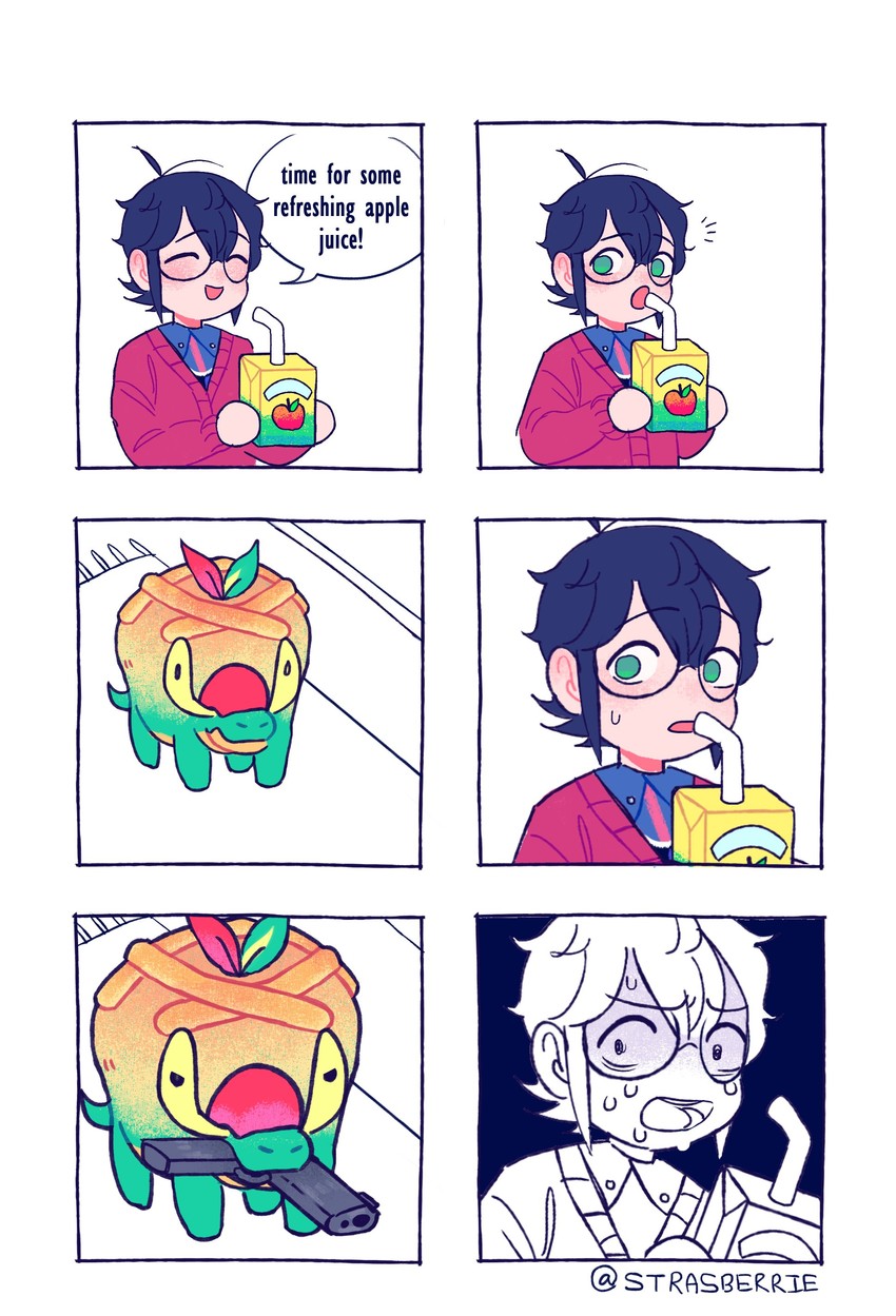 appletun (original and 1 more) drawn by strasberrie