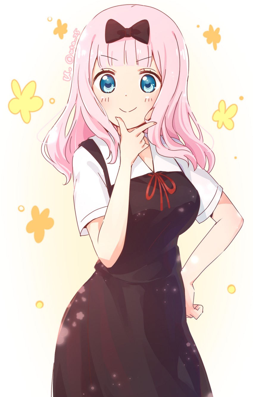 fujiwara chika (kaguya-sama wa kokurasetai ~tensai-tachi no renai zunousen~) drawn by uta_25