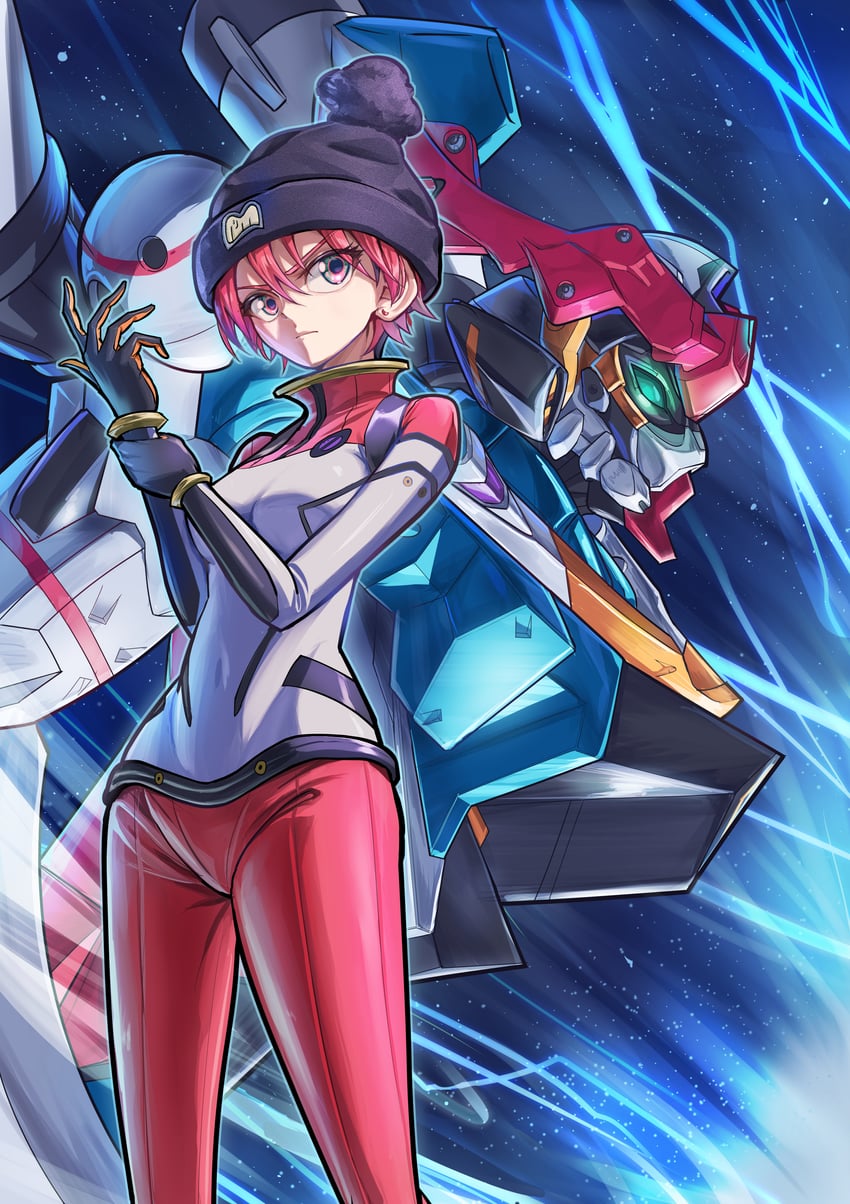 amate yuzuriha and gquuuuuux (gundam and 1 more) drawn by ganbariiiyo