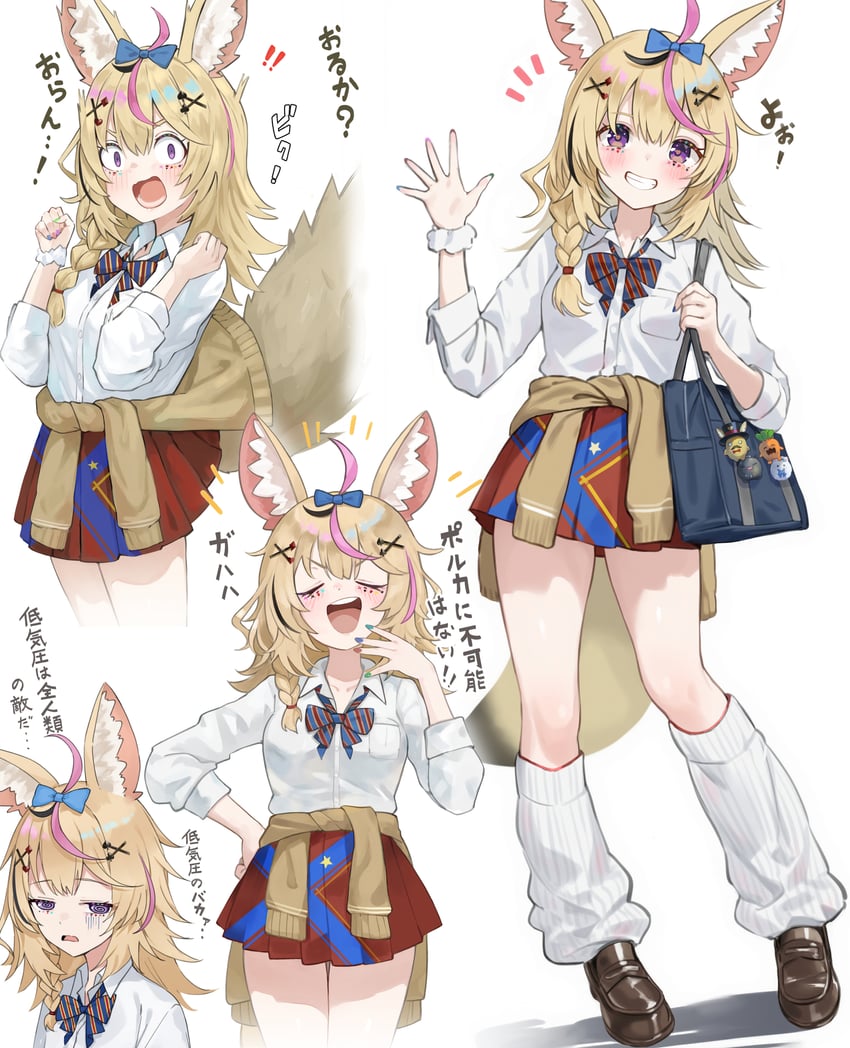 omaru polka, ssrb, nekko, yukimin, and zain (hololive and 1 more) drawn by maro2ki3