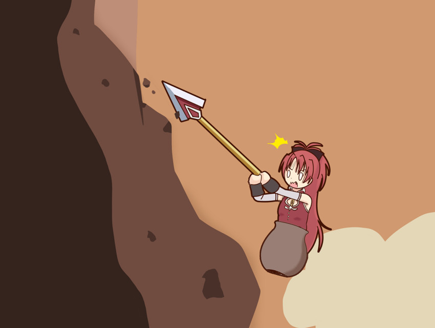 sakura kyoko (mahou shoujo madoka magica and 1 more) drawn by curakuru
