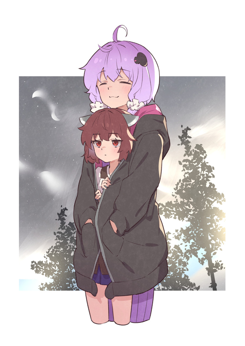 yuzuki yukari and touhoku kiritan (vocaloid and 1 more) drawn by yamamomo_(plank)