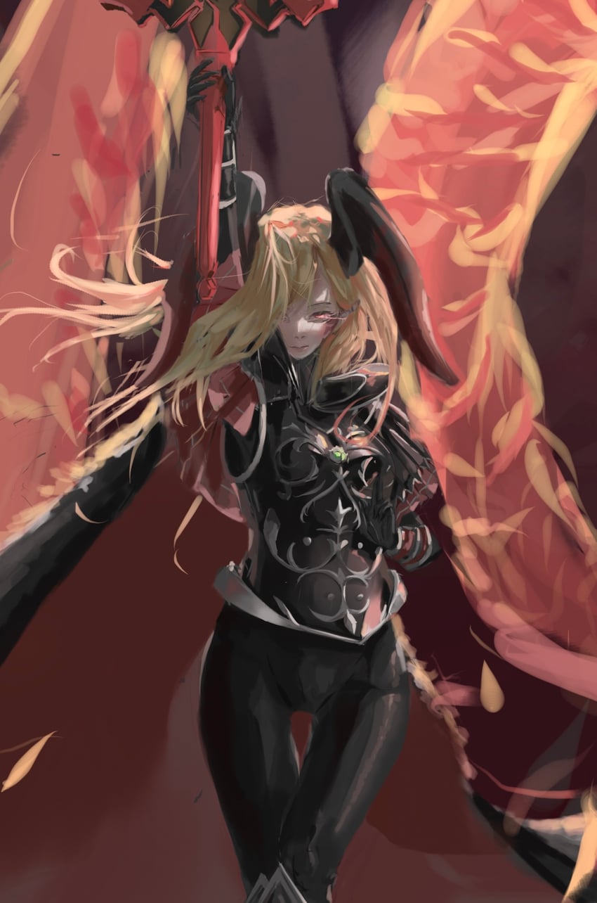 nero claudius and queen draco (fate and 1 more) drawn by jinj0121
