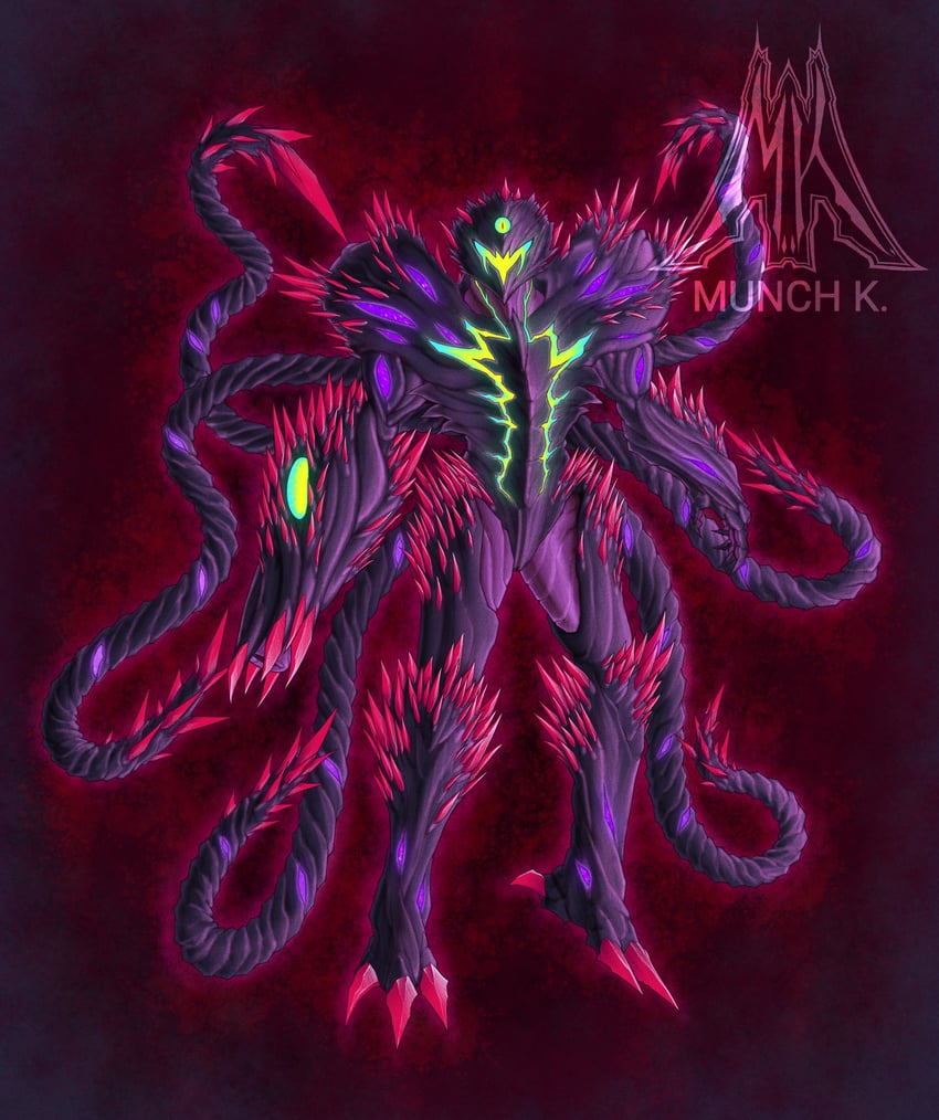 samus aran and dharkon (super smash bros. and 1 more) drawn by munch_k