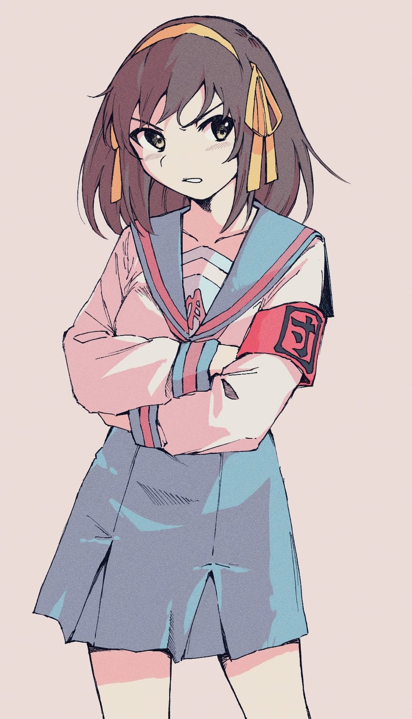 suzumiya haruhi (suzumiya haruhi no yuuutsu) drawn by chorohanage