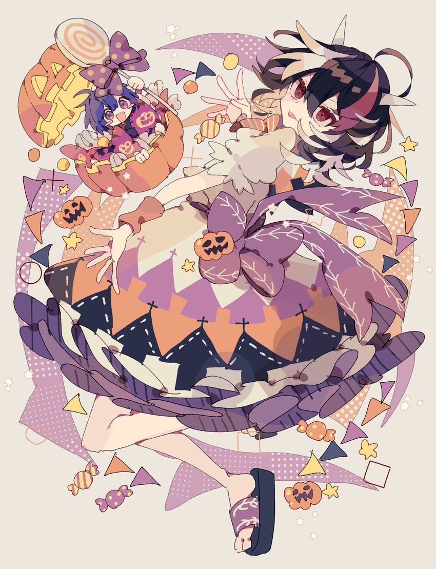 kijin seija and sukuna shinmyoumaru (touhou) drawn by nikorashi-ka