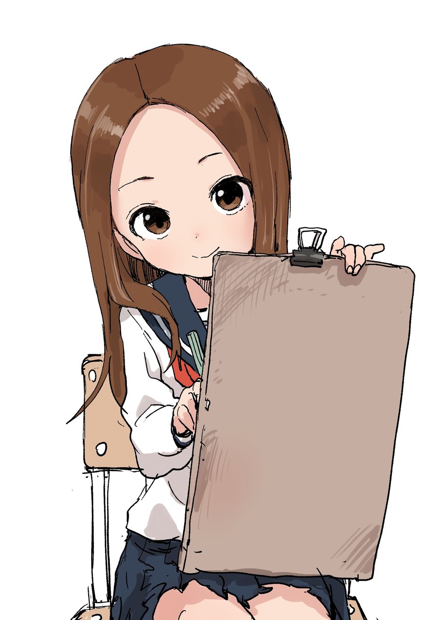takagi-san (karakai jouzu no takagi-san) drawn by yamamoto_souichirou