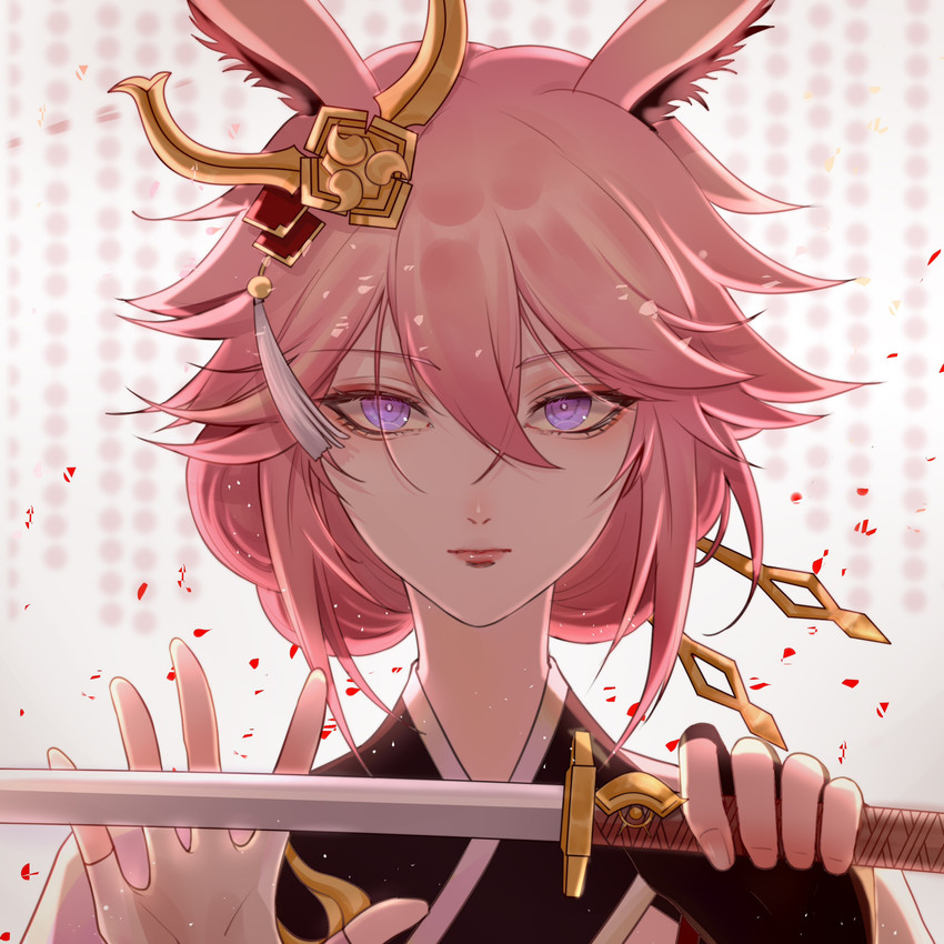 yae sakura (honkai and 1 more) drawn by haru_(2514583)