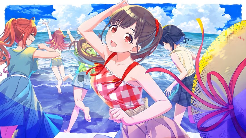 morino rinze, sonoda chiyoko, komiya kaho, arisugawa natsuha, and saijo juri (idolmaster and 1 more)