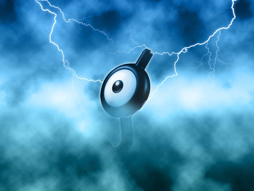 unown and unown j (pokemon) drawn by ilkcmp