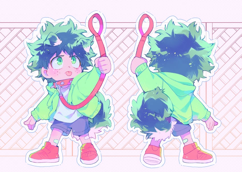 midoriya izuku (boku no hero academia) drawn by crispyfrites