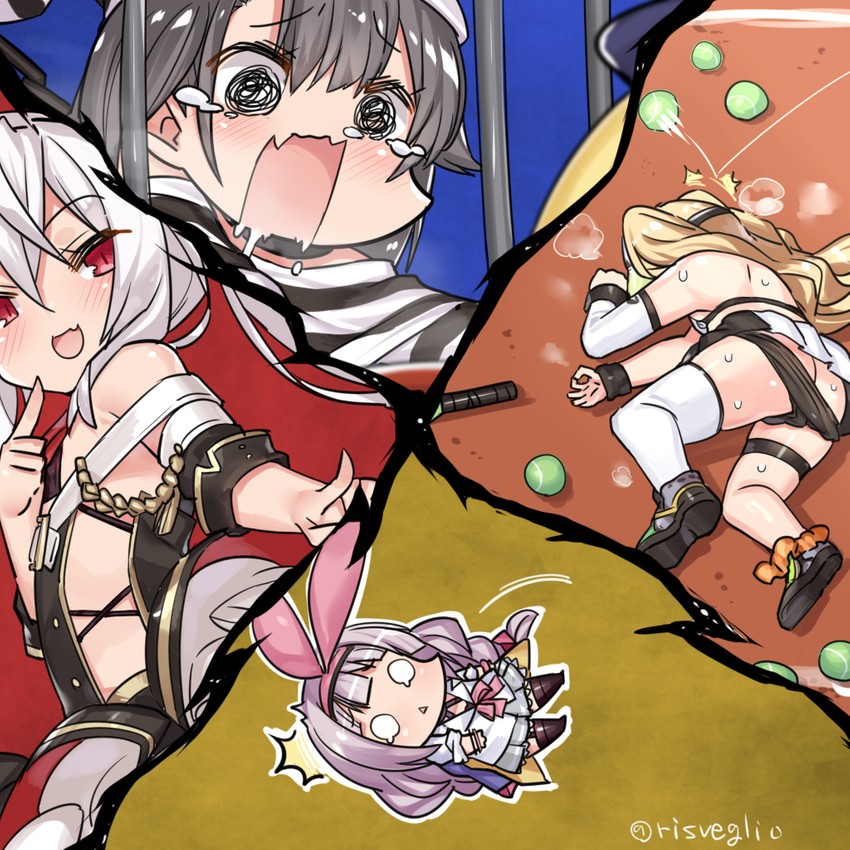 bache, pamiat merkuria, vampire, and hobby (azur lane) drawn by torimaru