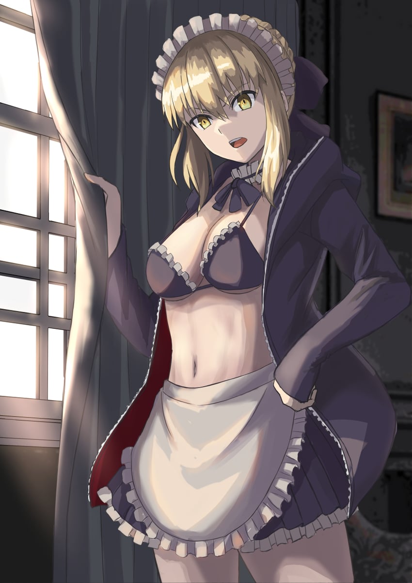 artoria pendragon and saber alter (fate and 1 more) drawn by ksfactory