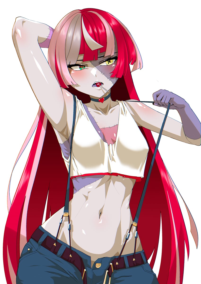 kureiji ollie (hololive and 1 more) drawn by pandoo