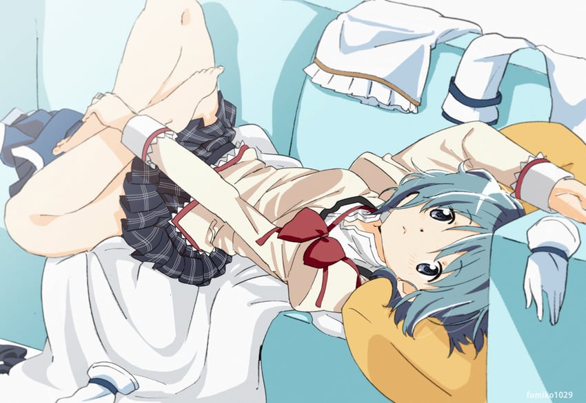 miki sayaka (mahou shoujo madoka magica) drawn by fumiko_(mesushi)