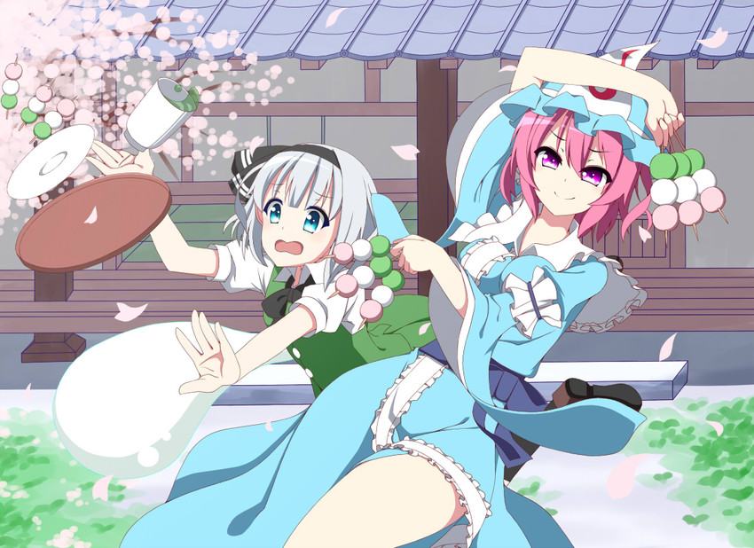 konpaku youmu and saigyouji yuyuko (touhou) drawn by toho-77