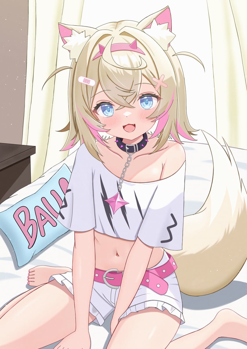 mococo abyssgard (hololive and 1 more) drawn by artexyan