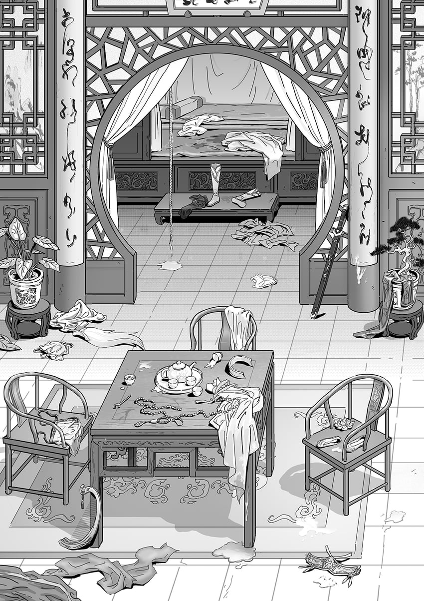 zhao linger and lin yueru (xianjian qixia zhuan) drawn by evillllllllllllllllllllll