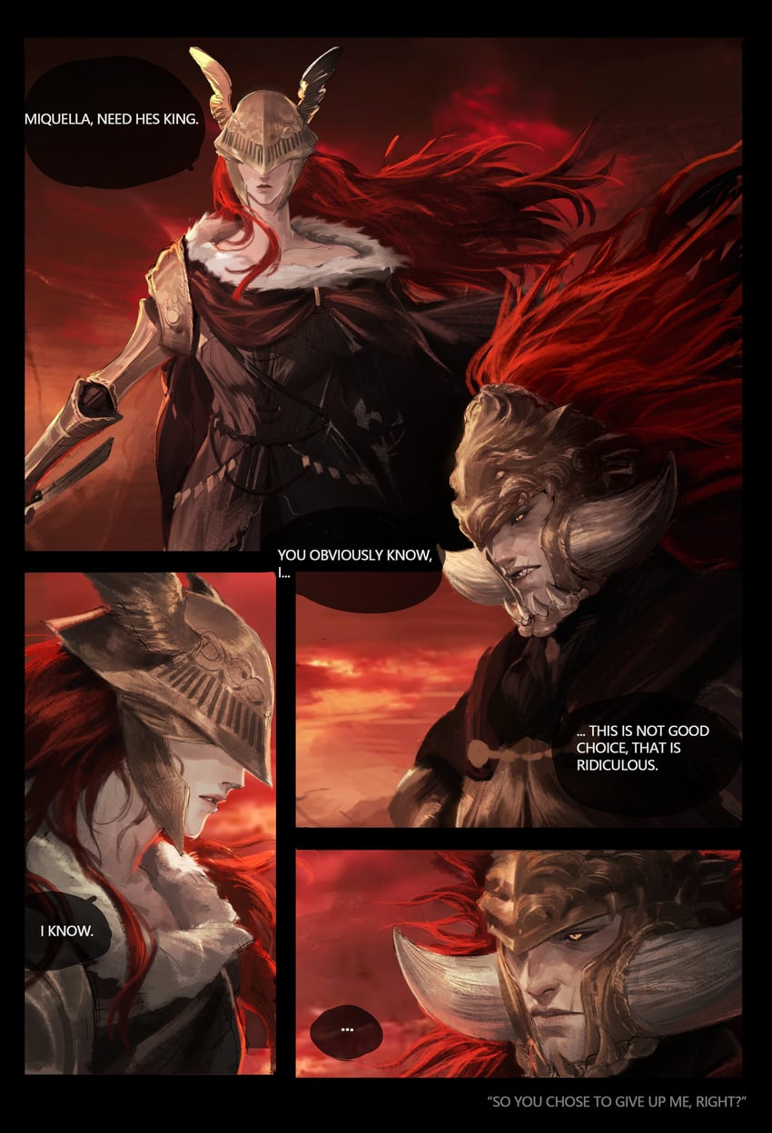 malenia blade of miquella and starscourge radahn (elden ring and 1 more) drawn by shadderfans