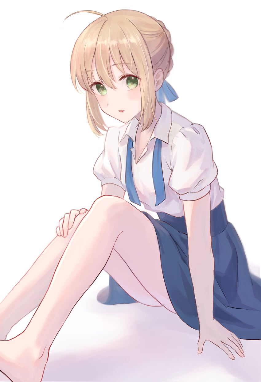 artoria pendragon and saber (fate and 1 more) drawn by kaori_(vuoian_appxv)