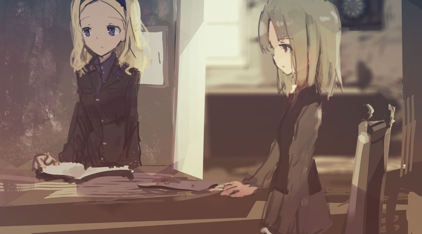 edytha rossmann and aleksandra i. pokryshkin (world witches series and 1 more) drawn by kabuyama_kaigi