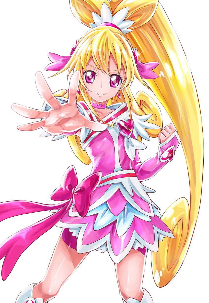 aida mana and cure heart (precure and 1 more) drawn by sharumon