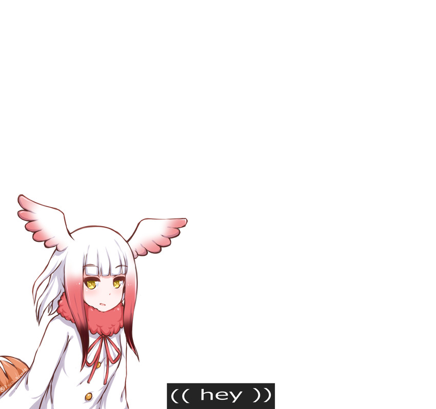 japanese crested ibis (kemono friends) drawn by disco_brando