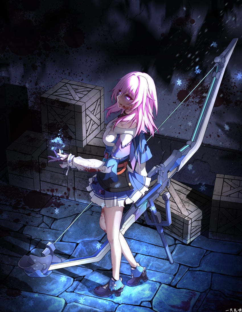 march 7th (honkai and 1 more) drawn by yizhikejiu