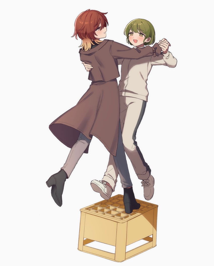 nanakusa nichika and aketa mikoto (idolmaster and 1 more) drawn by chiyoko_(tykchiyo)