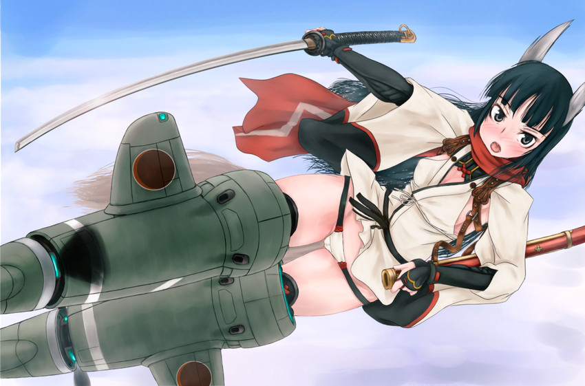anabuki tomoko (world witches series and 1 more) drawn by scharfschutze