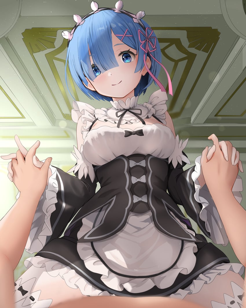 rem (re:zero kara hajimeru isekai seikatsu) drawn by gibun_(sozoshu)