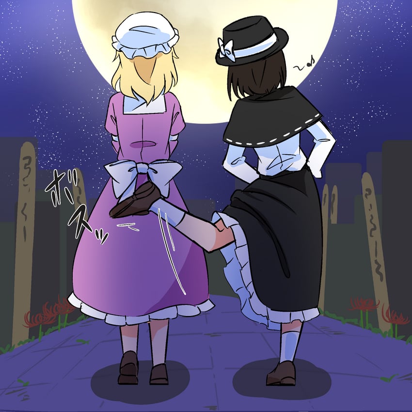 usami renko and maribel hearn (touhou and 1 more) drawn by yakousei_no_kame