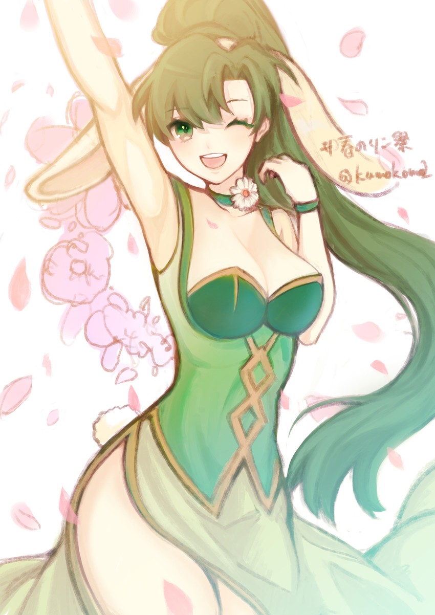 lyn (fire emblem and 2 more) drawn by kumo_(sopurano_22)