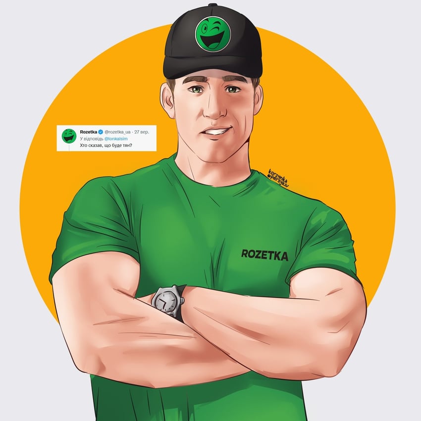 billy herrington (twitter and 2 more) drawn by korzynka_persykiv