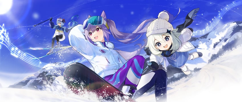 ganyu, keqing, and paimon (genshin impact)
