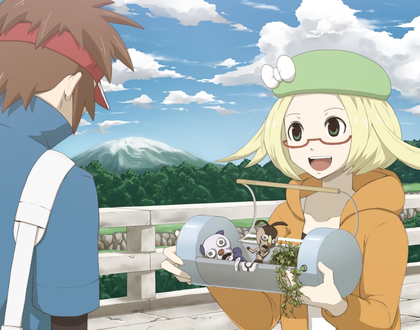 oshawott, snivy, bianca, tepig, and nate (pokemon and 1 more) drawn by nikawa_99-do