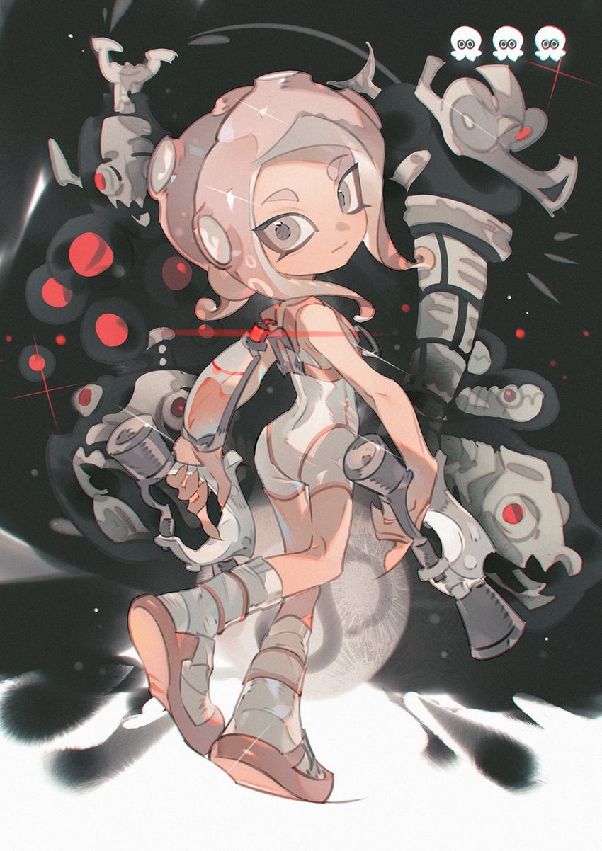 agent 8, swarming languendo, marching andante, drizzling cappriccioso, spawning accordo, and 1 more (splatoon and 2 more) drawn by towo_nita