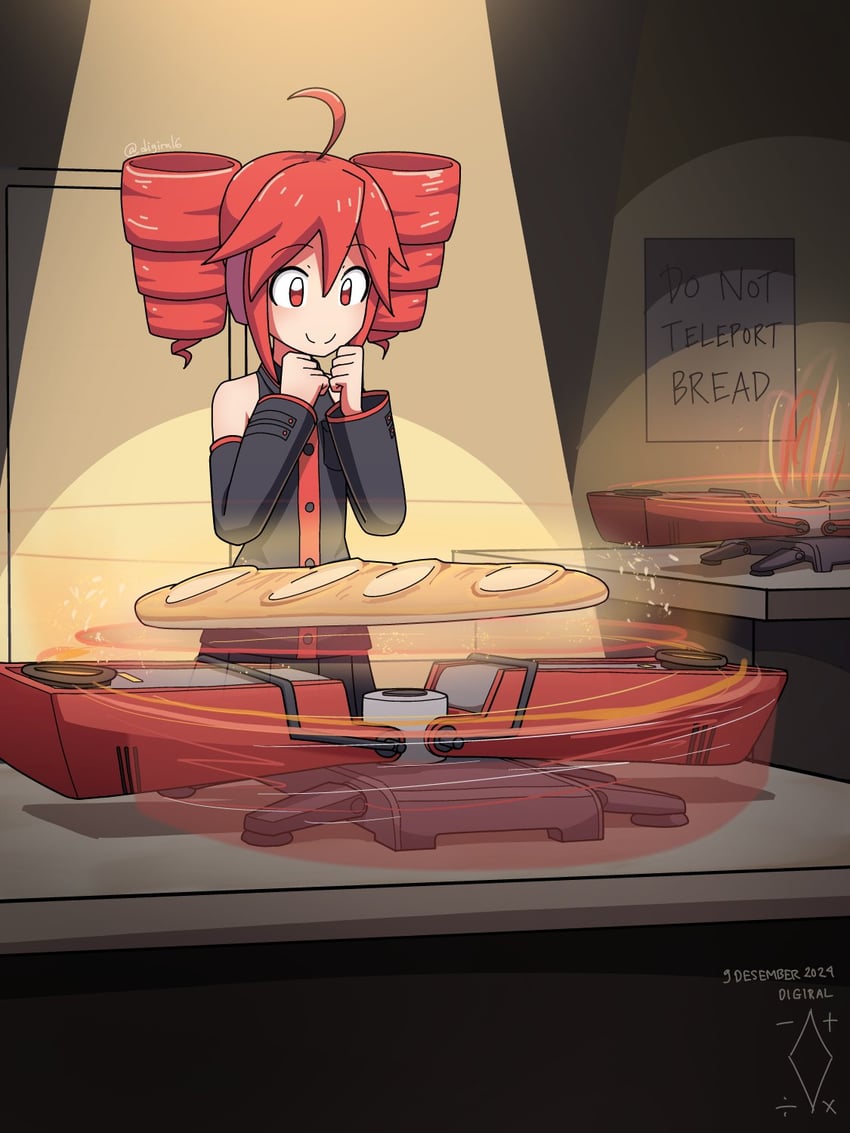 kasane teto (utau and 2 more) drawn by digiral