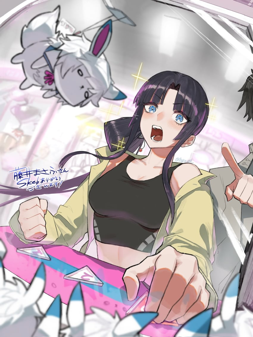 fujimaru ritsuka, fou, and ushiwakamaru (fate and 1 more) drawn by shanaoh