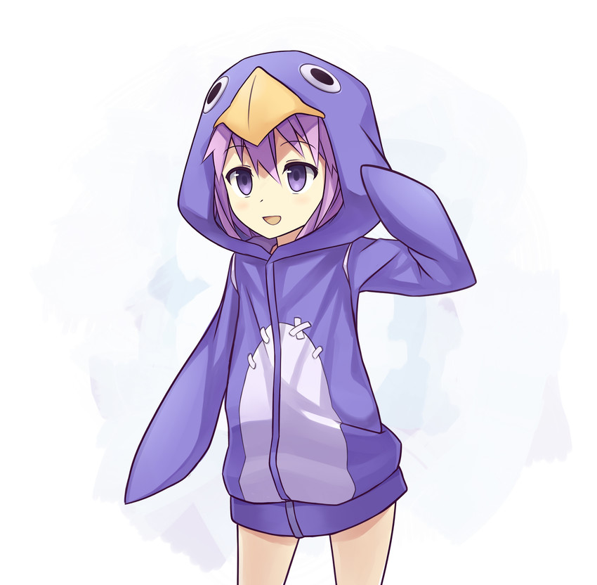 neptune and prinny (neptune and 1 more) drawn by cyan_aeolin
