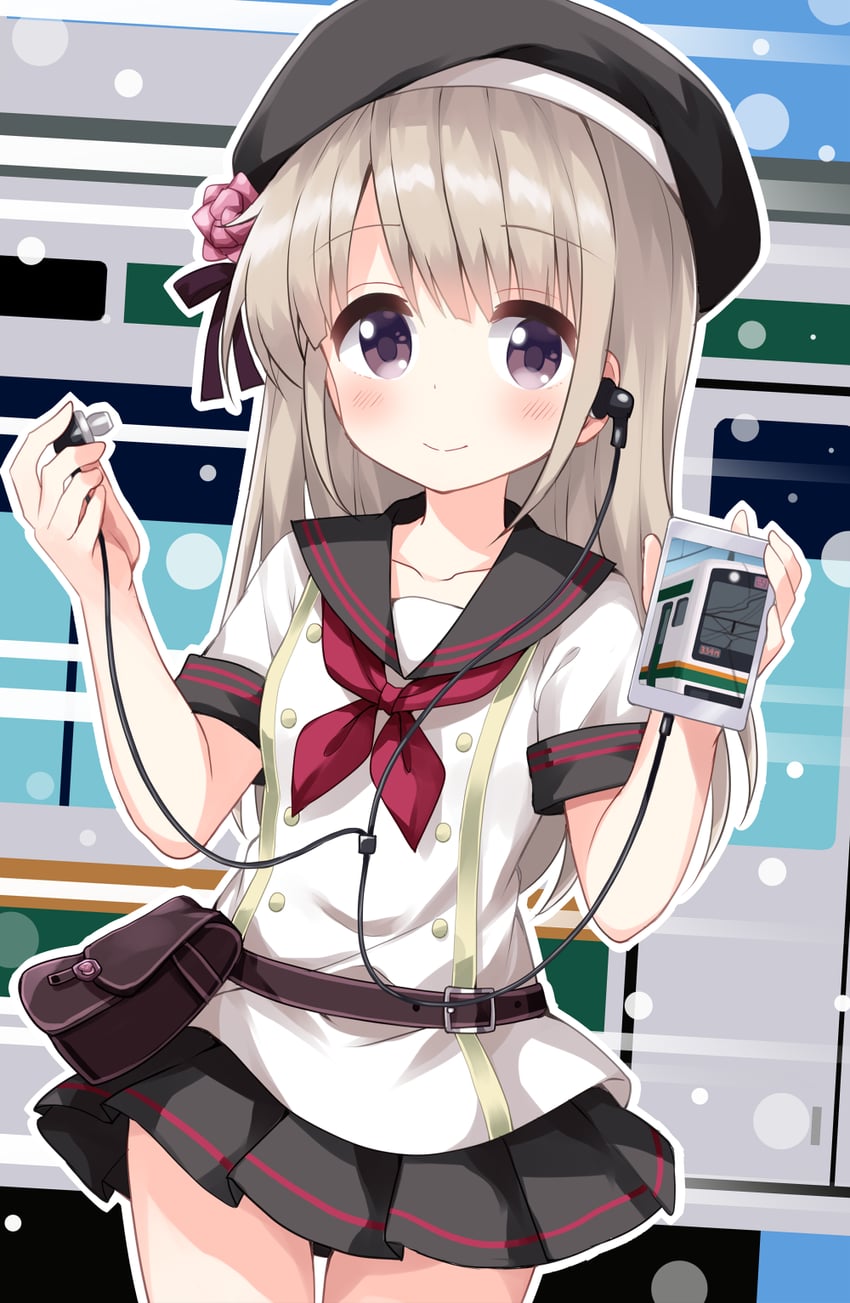 okawa kohaku (hatsukoi rail trip) drawn by ruu_(tksymkw)