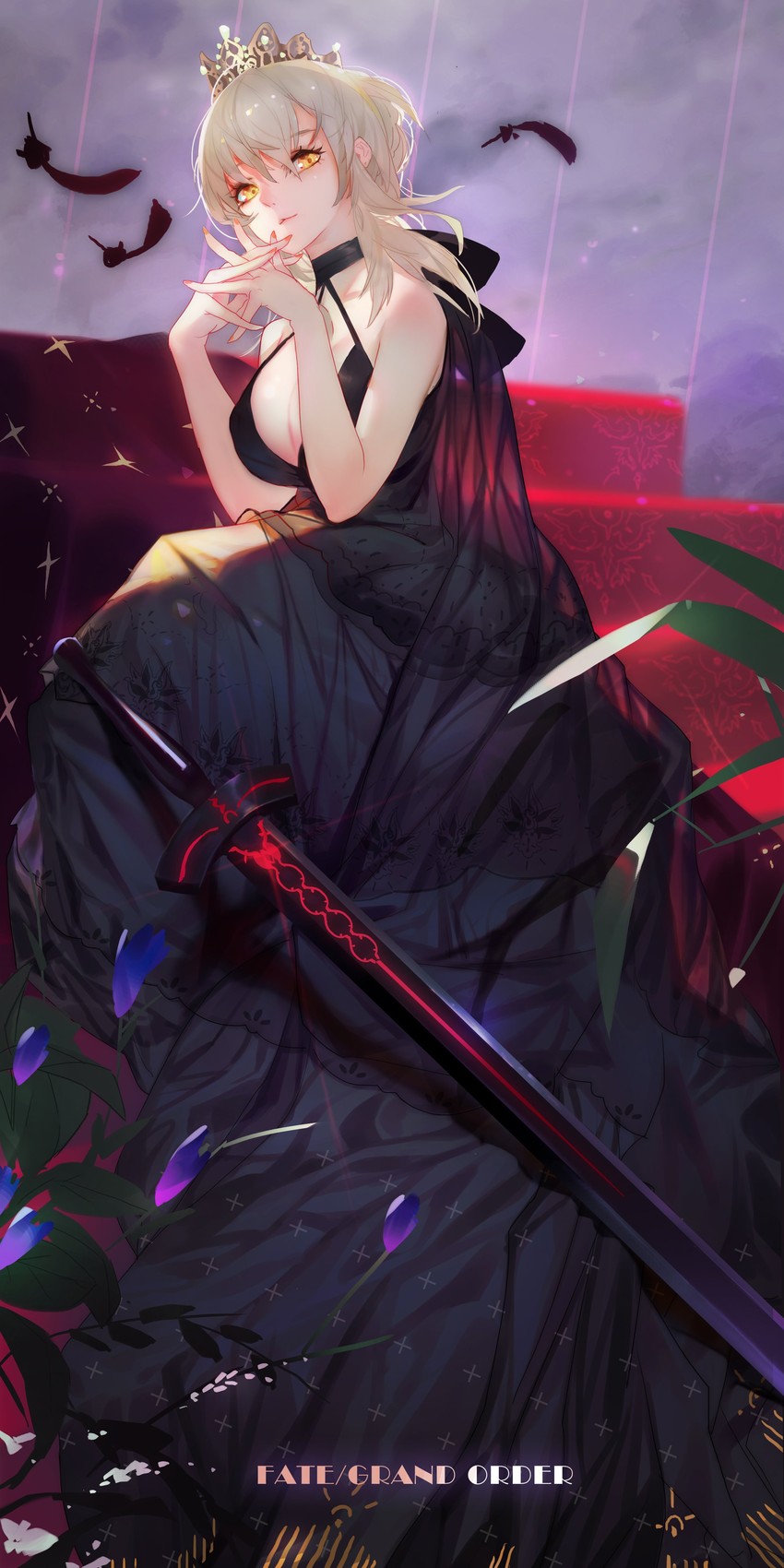 artoria pendragon and saber alter (fate and 1 more) drawn by grandia_lee