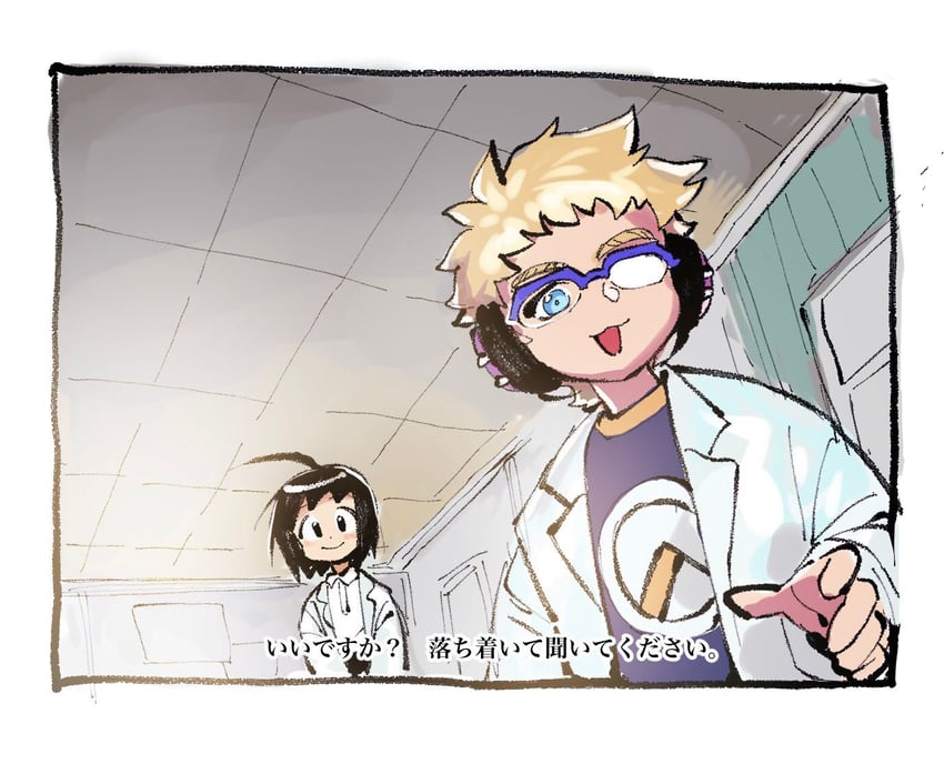 burton and tomoya (metal gear and 4 more) drawn by kushabiria