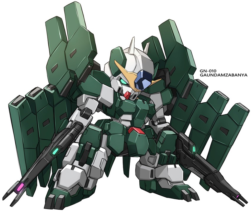 gundam zabanya (gundam and 3 more) drawn by karukan_(monjya)