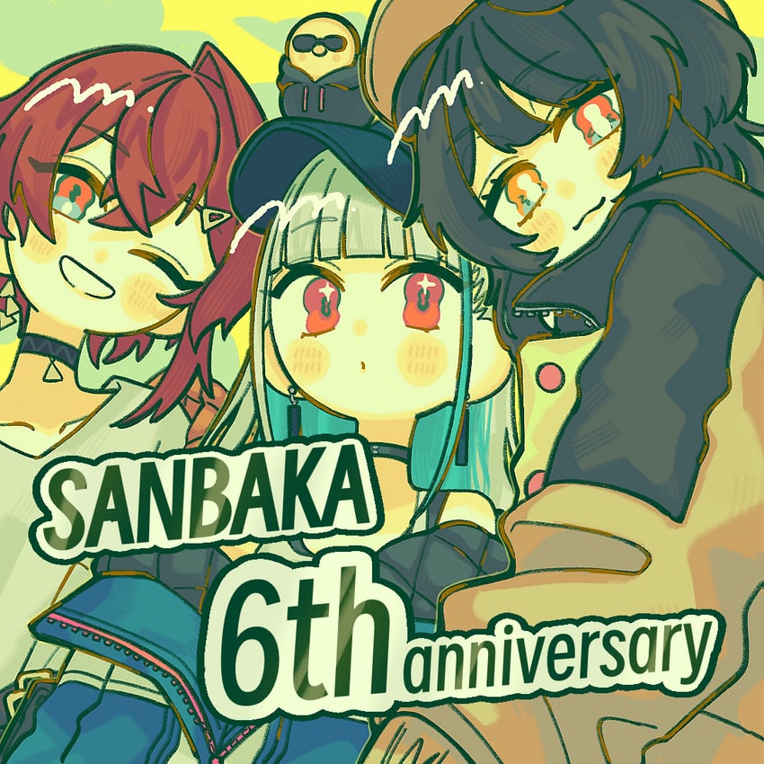 lize helesta, ange katrina, inui toko, and sebastian piyodore (nijisanji) drawn by ichimaru_(ichimarururu514)