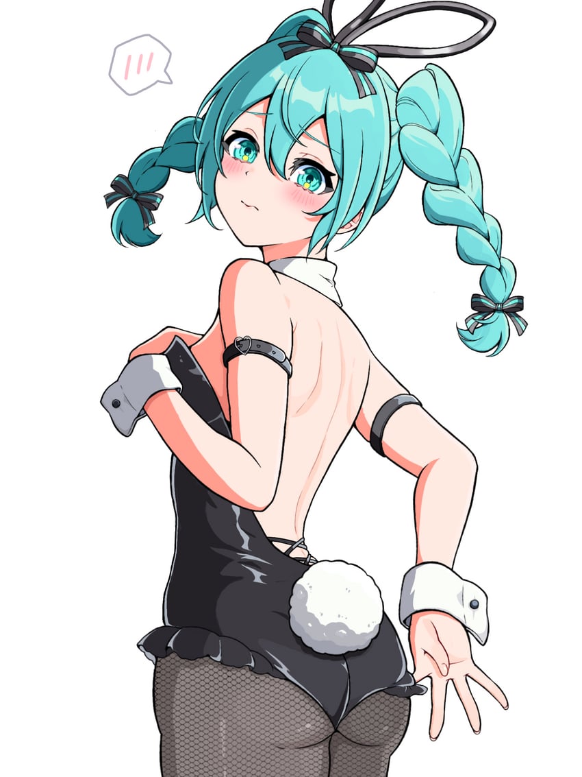 hatsune miku and bicute bunnies miku (vocaloid) drawn by uzuki_sena