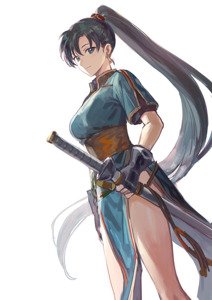 lyn (fire emblem and 1 more) drawn by azu-taro